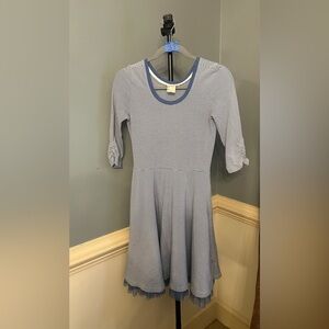 Matilda Jane Blue Striped Kids Dress
